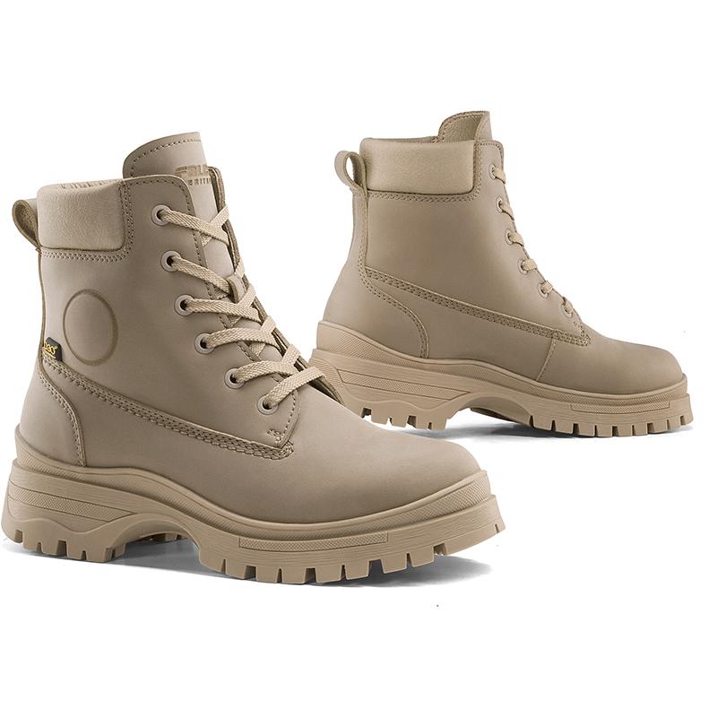 Дамски мото боти FALCO ZARAH CAMEL BROWN 1