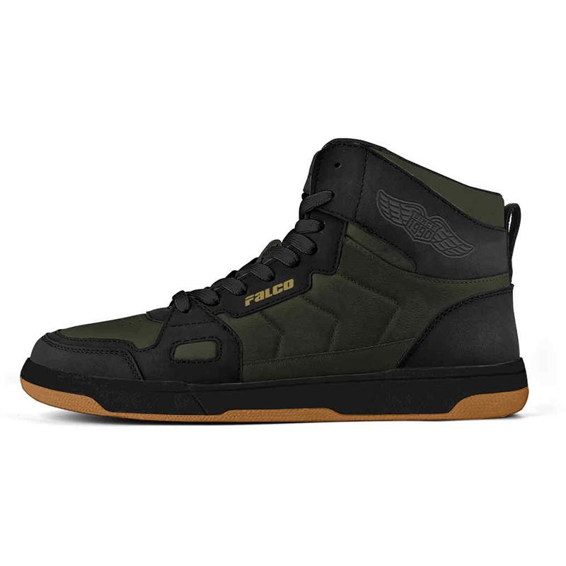 Дамски мото боти FALCO HARLEM ARMY GREEN — снимка 2