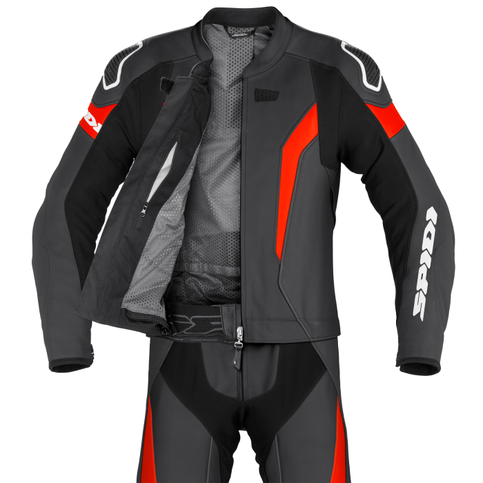 КОЖЕН МОТО ЕКИП SPIDI LASER TOURING Red/Black 2PC — снимка 4