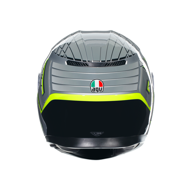 КАСКА AGV K3 - FORTIFY GREY/BLACK/YELLOW FLUO — снимка 5