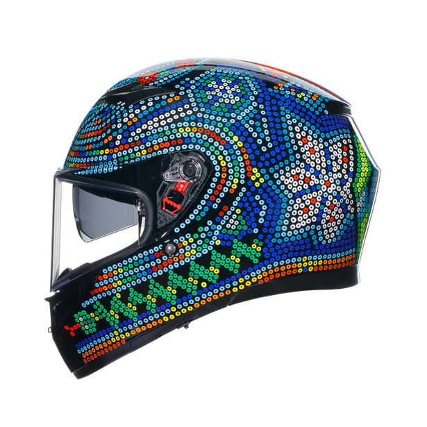 КАСКА AGV K3 - ROSSI WINTER TEST 2018 — снимка 3
