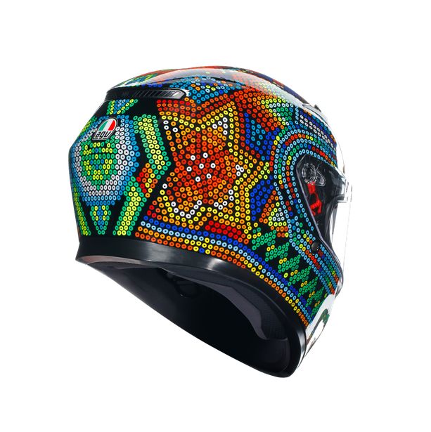 КАСКА AGV K3 - ROSSI WINTER TEST 2018 — снимка 5