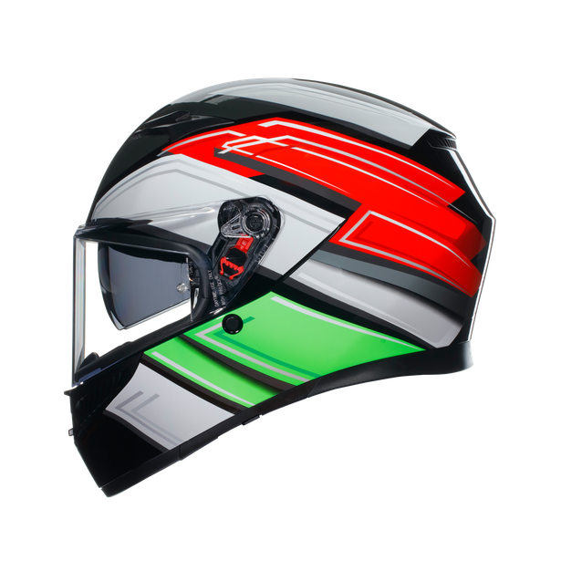 КАСКА AGV K3 - WING BLACK/ITALY — снимка 3