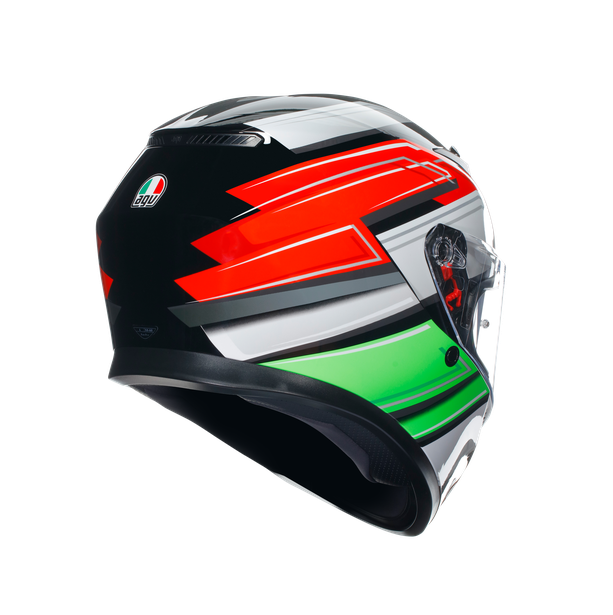 КАСКА AGV K3 - WING BLACK/ITALY — снимка 5