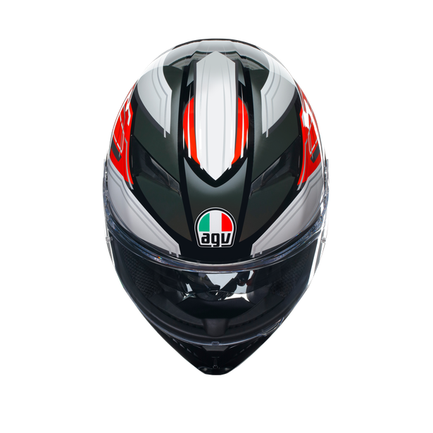 КАСКА AGV K3 - WING BLACK/ITALY — снимка 6