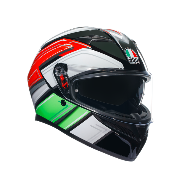 КАСКА  AGV K3 - WING BLACK/ITALY