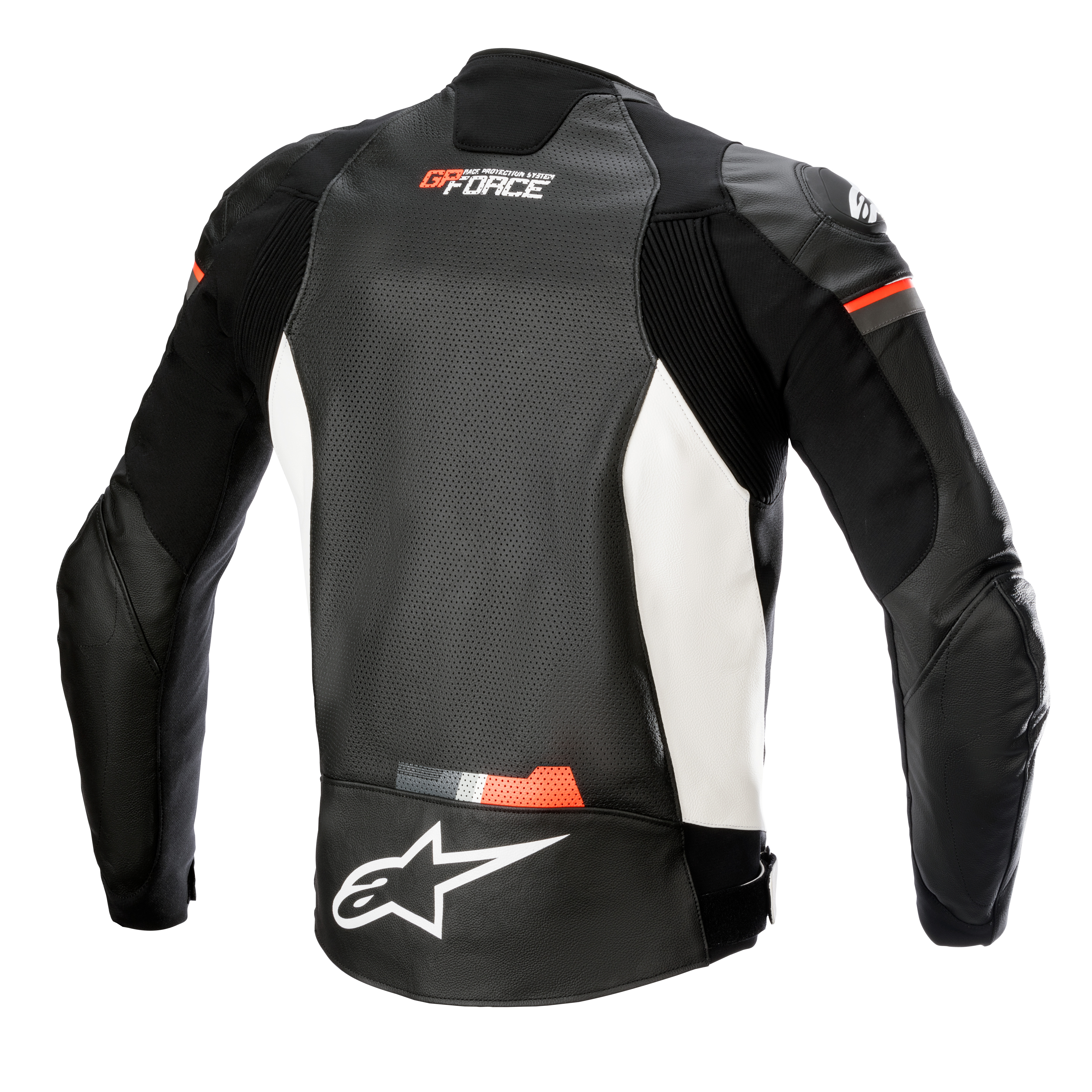 Кожено мото яке ALPINESTARS GP Force Airflow BWR_2