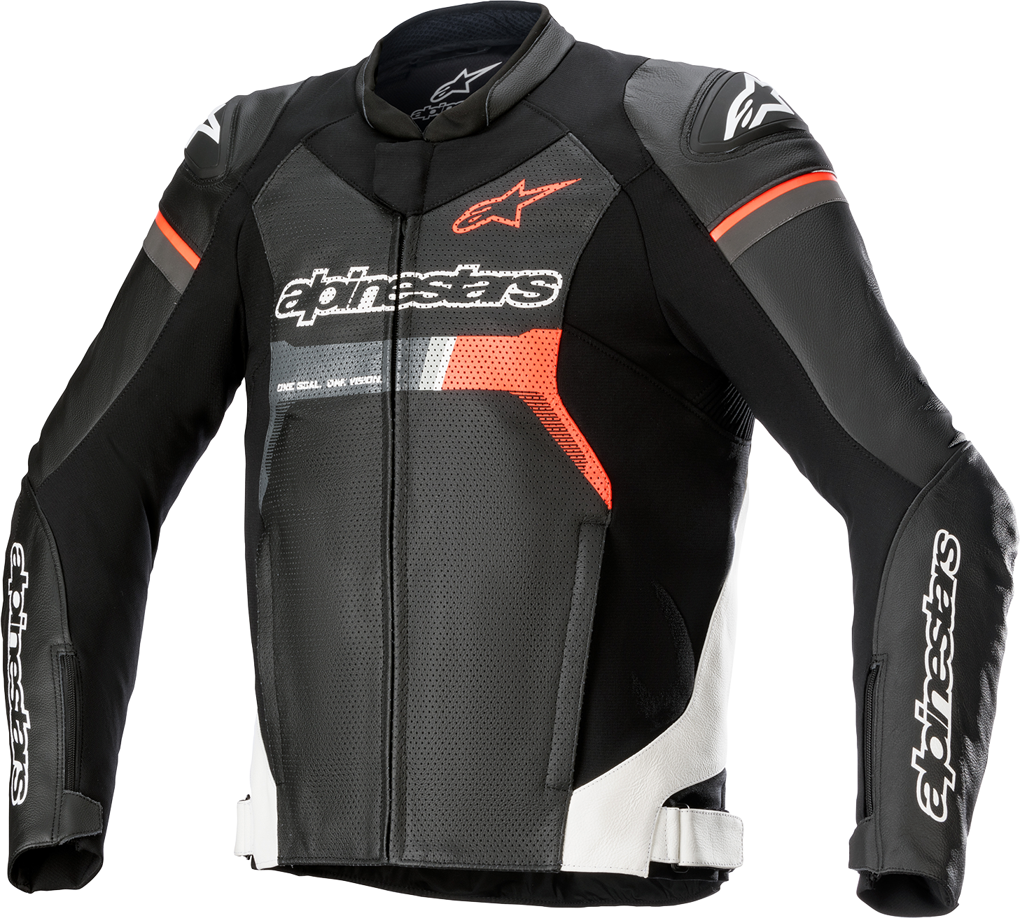 Кожено мото яке ALPINESTARS GP Force Airflow BWR