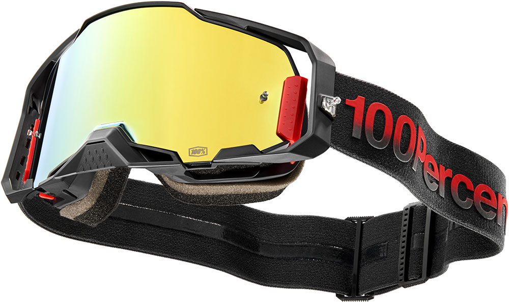 Мотокрос очила 100% ARMEGA TZAR MIRROR GOLD — снимка 3