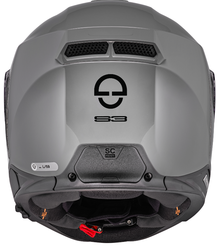 Каска SCHUBERTH S3 Concrete Grey — снимка 6