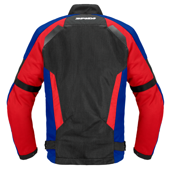 Текстилно мото яке SPIDI TEK NET BLACK/RED/BLUE — снимка 2