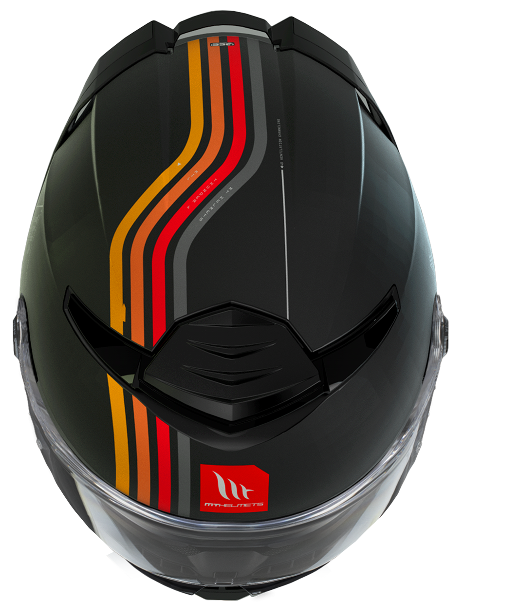 Каска MT THUNDER 4 SV MIL A11 MATT BLACK — снимка 4