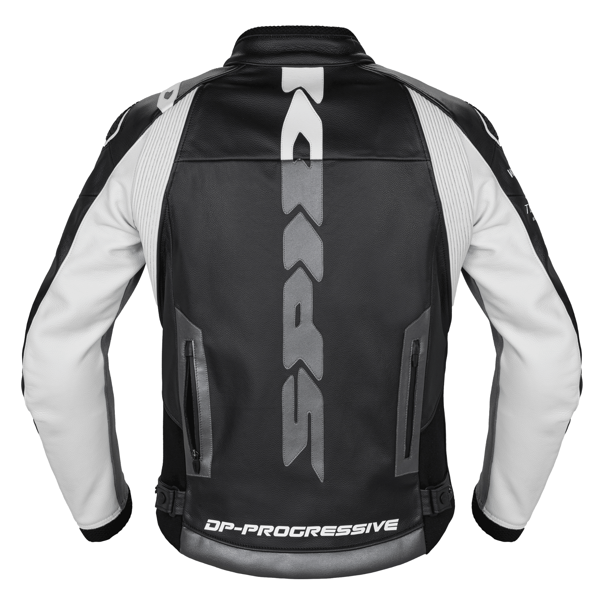 Кожено мото яке SPIDI DP PROGRESSIVE LEATHER Black/White — снимка 2