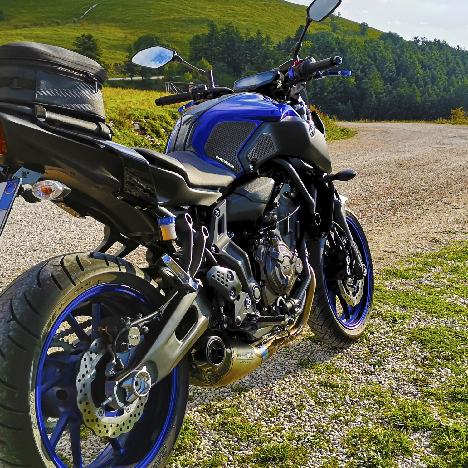 Протектор за резервоар YAMAHA MT-07 2018-2020г. BLACK — снимка 5