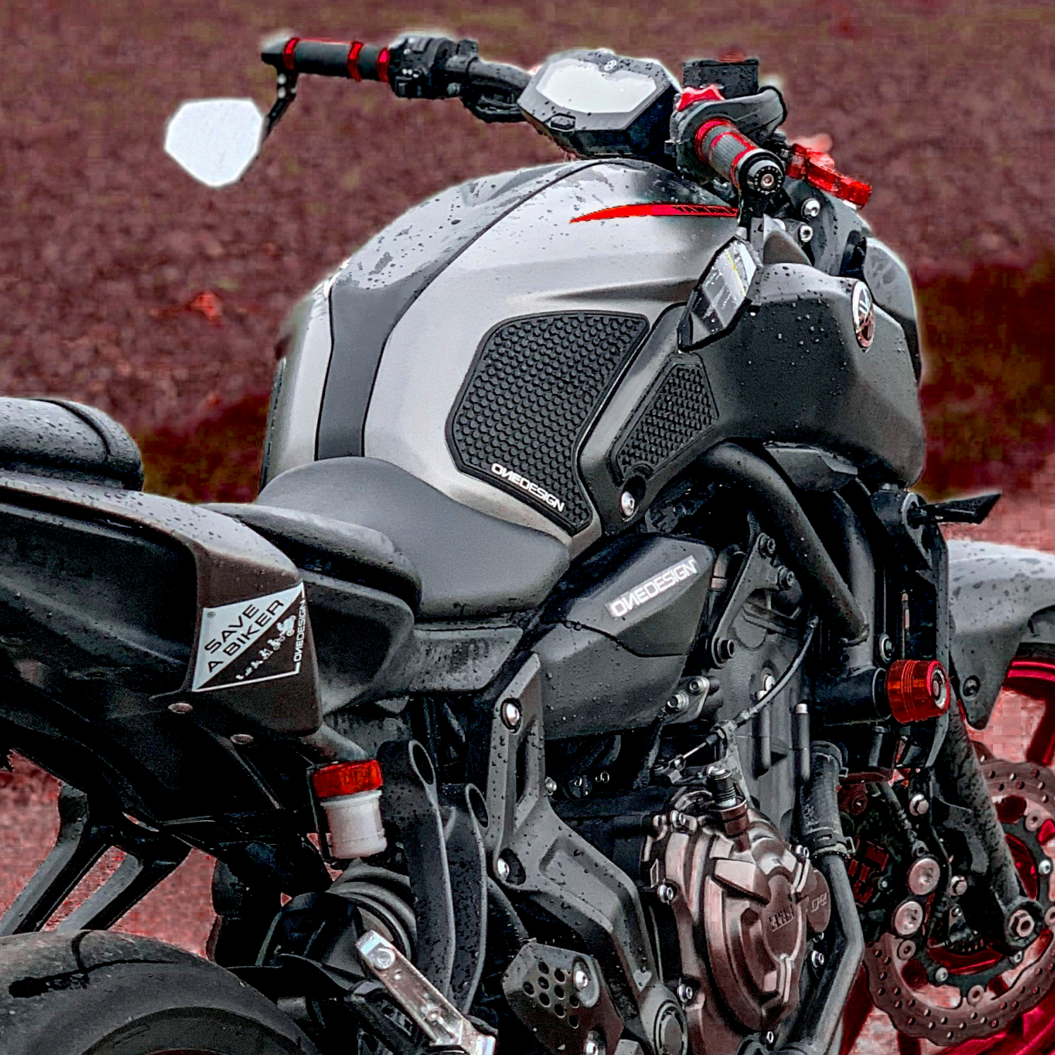 Протектор за резервоар YAMAHA MT-07 2018-2020г. BLACK — снимка 2