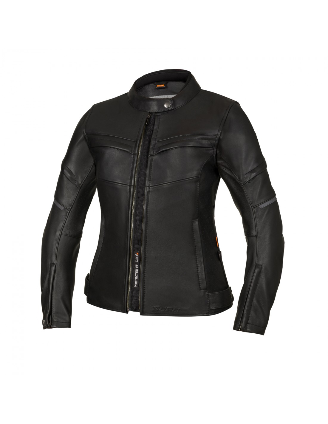 Дамско кожено яке SECA DARKSIDE TFL BLACK — снимка 2