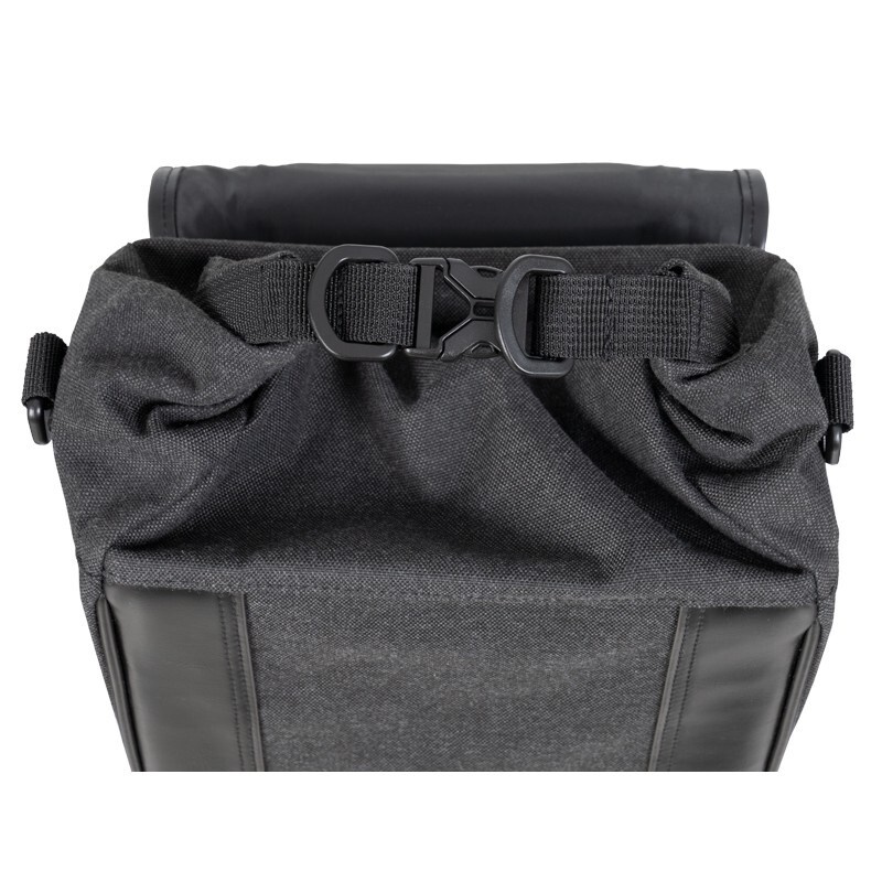 Кожена дисага SHAD SR38 Cafe Racer - BLACK — снимка 3