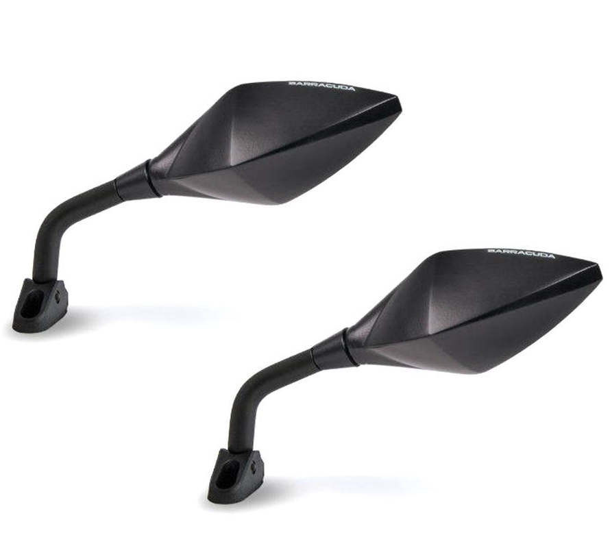 Огледала за мотор BARRACUDA RACE BLACK MATT