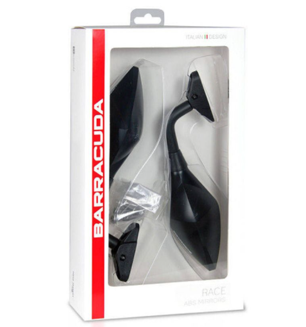 Огледала за мотор BARRACUDA RACE BLACK MATT_3