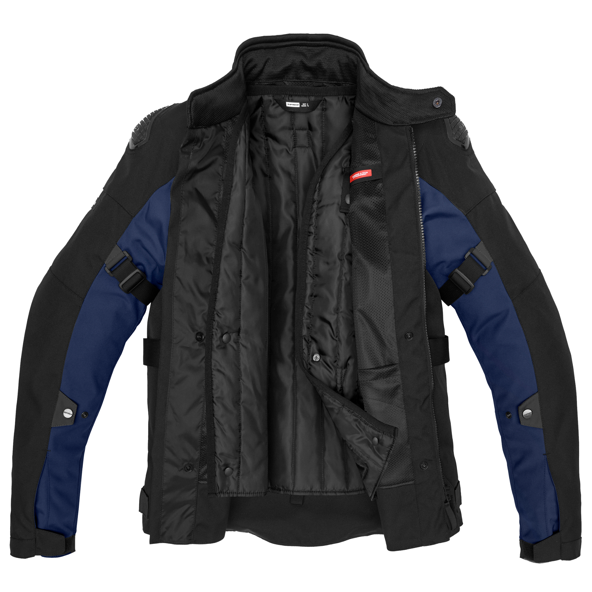 Текстилно мото яке SPIDI RW H2OUT Black/Blue — снимка 4