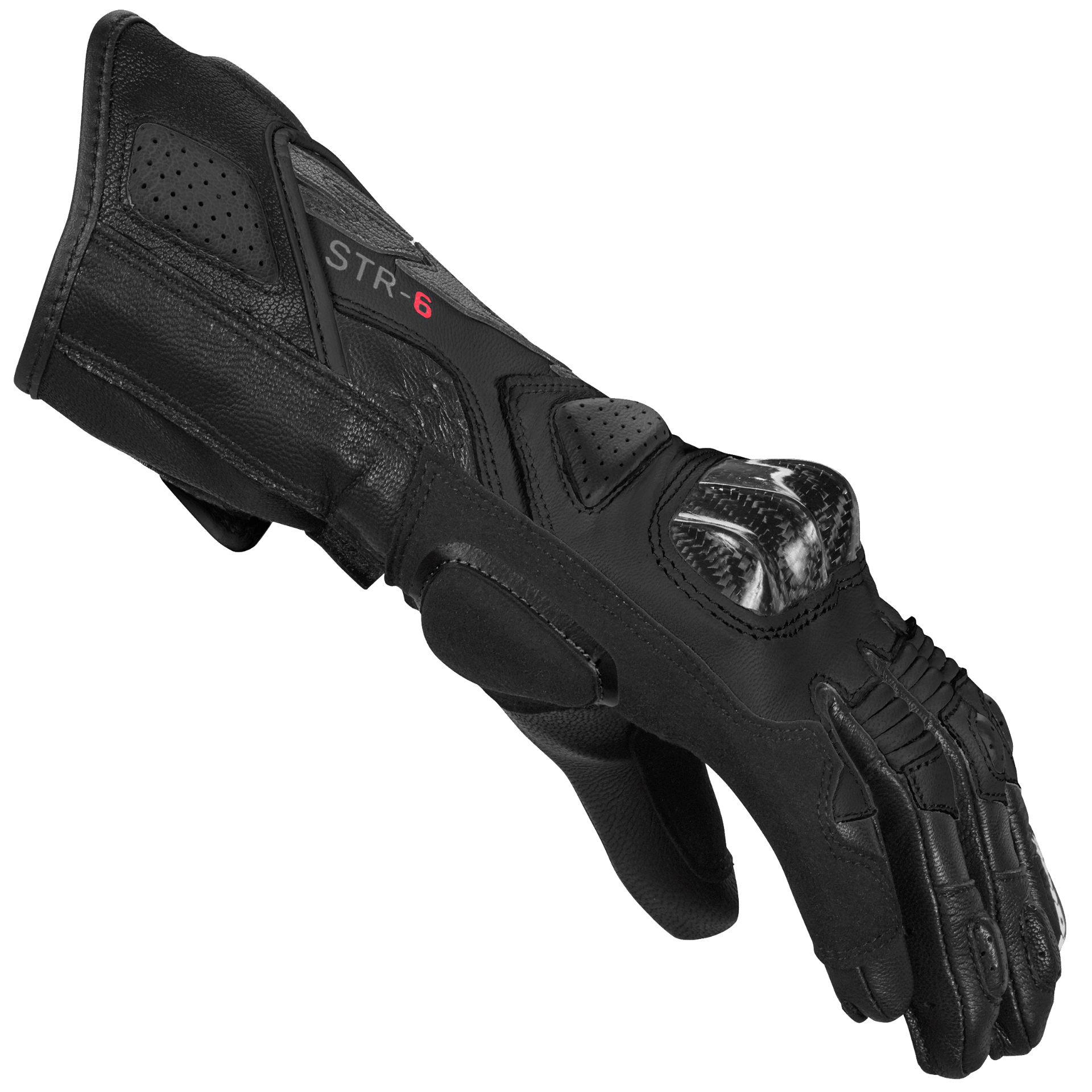 Дамски кожени мото ръкавици SPIDI STR-6 Black — снимка 3