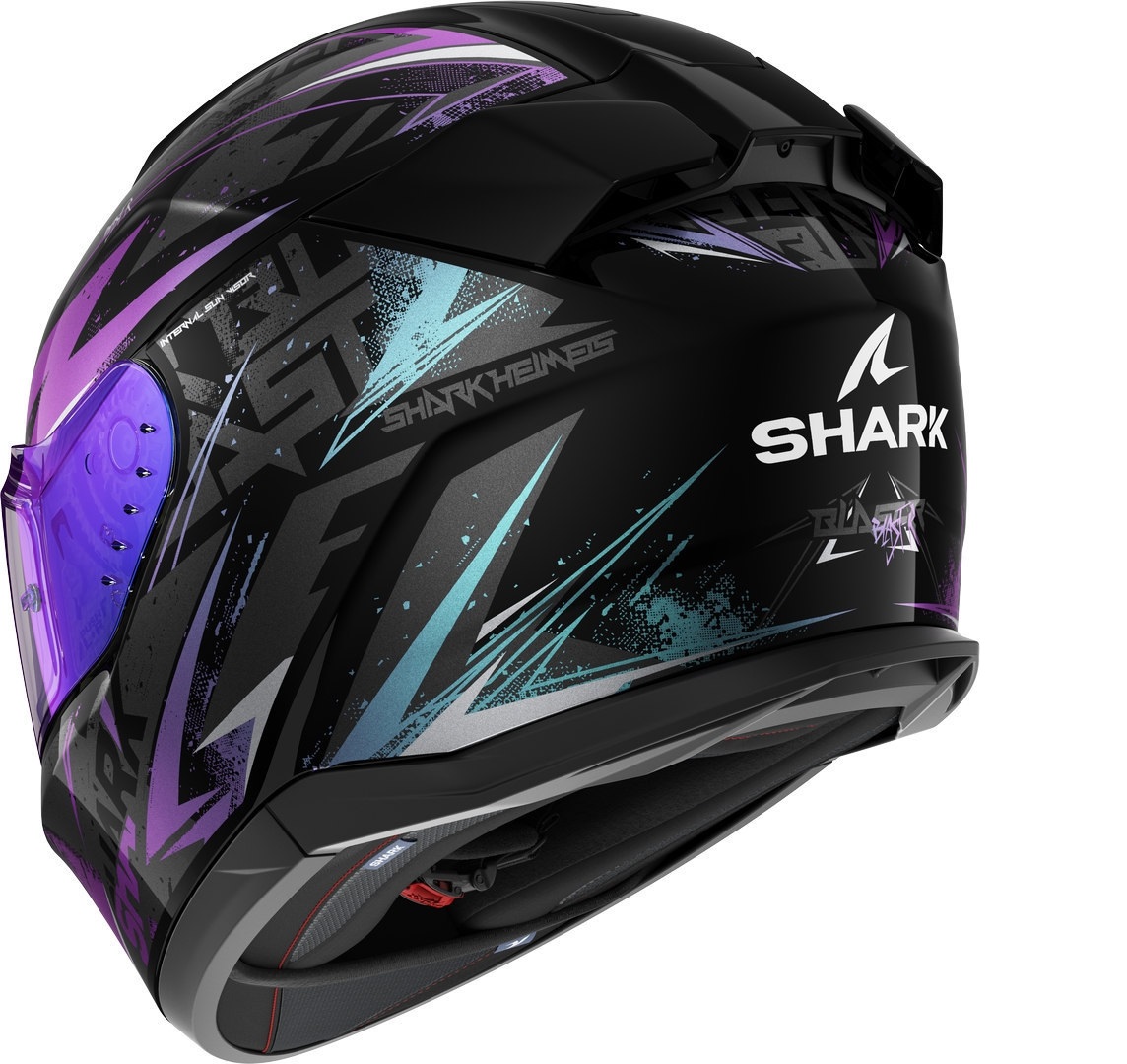 Каска SHARK D-SKWAL 3 BLAST-R GLOSS VIOLET — снимка 2