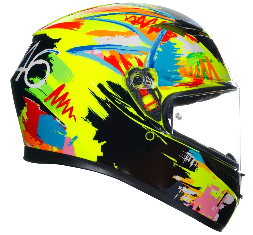 КАСКА AGV K3 ROSSI WINTER TEST 2019 — снимка 3