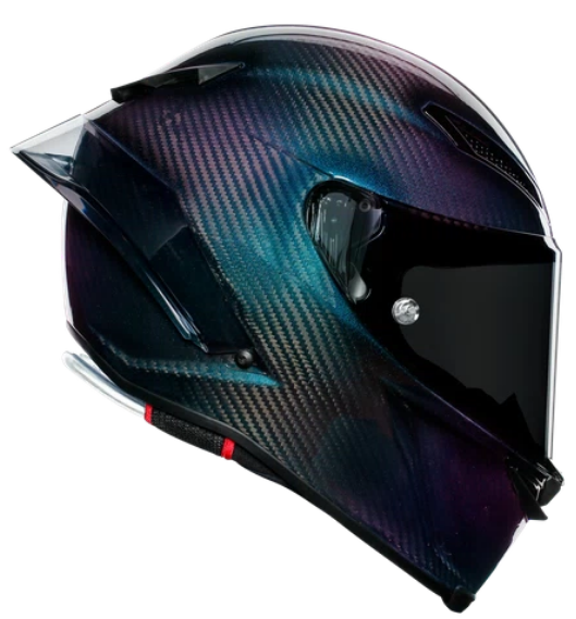 МОТО КАСКА AGV PISTA GP RR E2206 DOT - MONO IRIDIUM CARBON — снимка 3