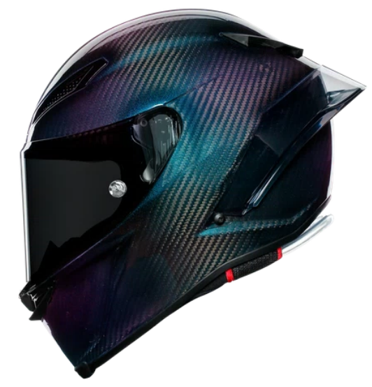 МОТО КАСКА AGV PISTA GP RR E2206 DOT - MONO IRIDIUM CARBON — снимка 4