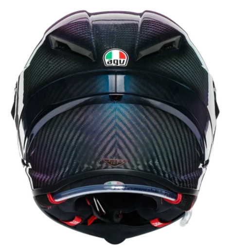 МОТО КАСКА AGV PISTA GP RR E2206 DOT - MONO IRIDIUM CARBON — снимка 5