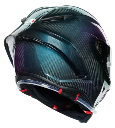 МОТО КАСКА AGV PISTA GP RR E2206 DOT - MONO IRIDIUM CARBON — снимка 6
