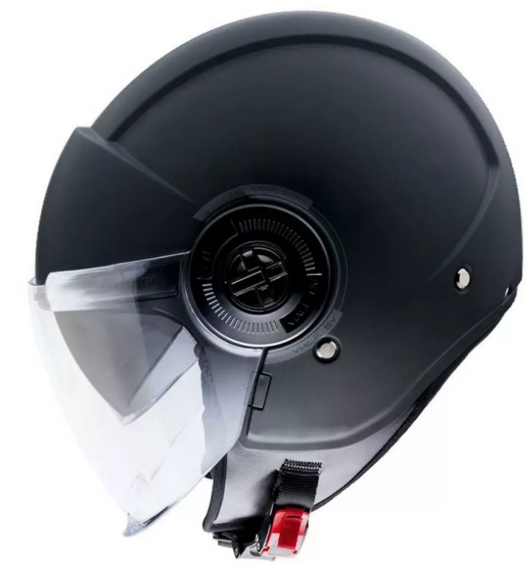 КАСКА ЗА СКУТЕР MT VIALE S SOLID A1 MATT BLACK — снимка 2