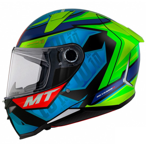 Каска MT REVENGE 2 S MOREIRA A7 MATT — снимка 2