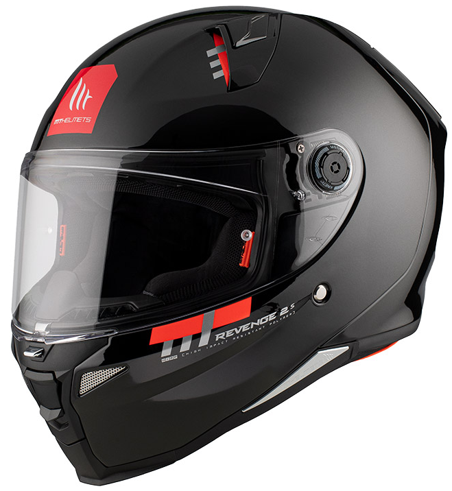 Каска MT REVENGE 2 S SOLID A1 GLOSS BLACK 1