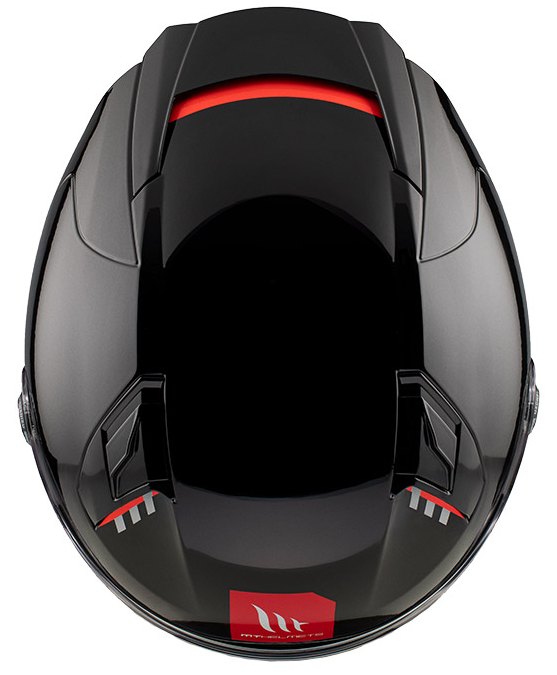 Каска MT REVENGE 2 S SOLID A1 GLOSS BLACK — снимка 5