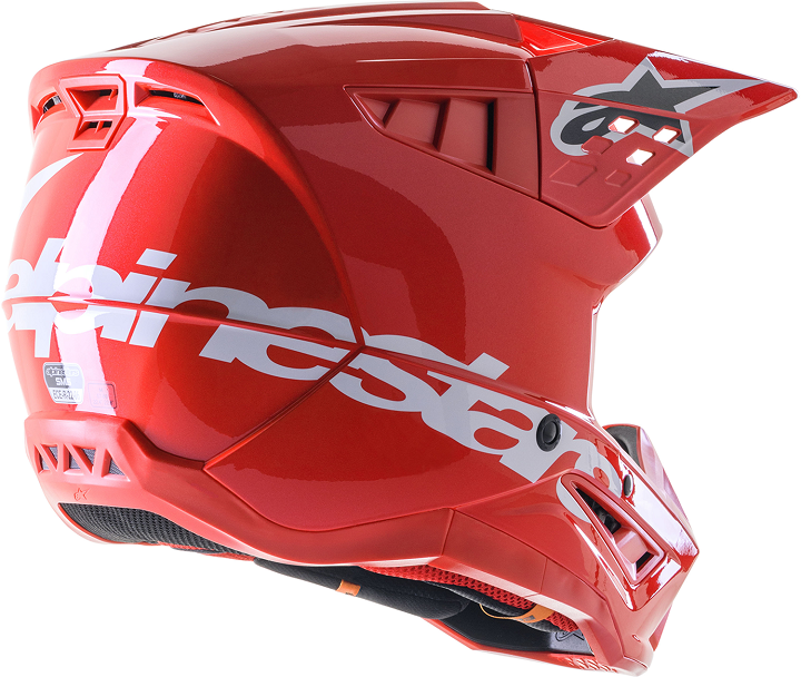 Мотокрос каска ALPINESTARS SM5 CORP RED — снимка 2