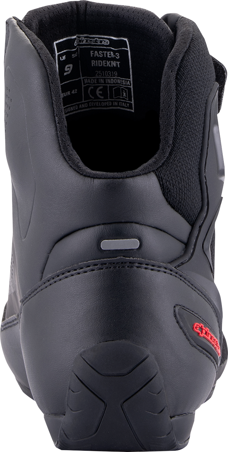 Мото боти ALPINESTARS Faster-3 Rideknit RED/GREY/BLACK — снимка 2
