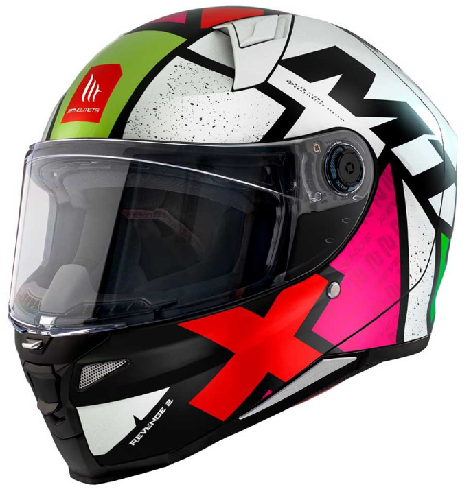 Каска MT REVENGE 2 S LIGHT C0 PEARL GLOSS 1