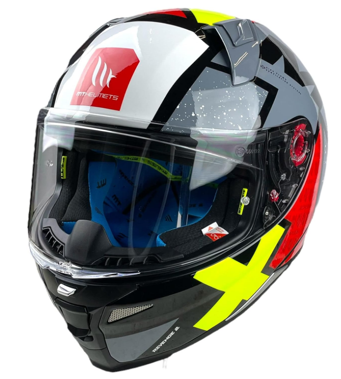 Каска MT REVENGE 2 LIGHT C2 GLOSS PEARL GREY 1