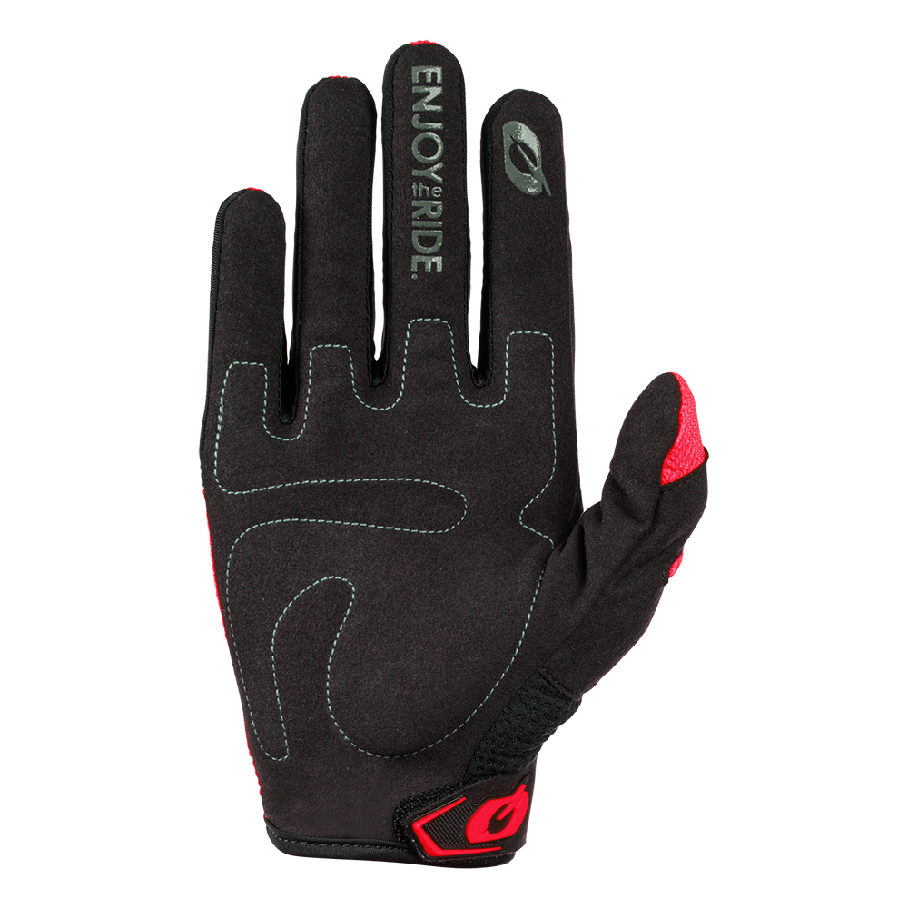 Детски мотокрос ръкавици O'NEAL ELEMENT RACEWEAR BLACK/RED V.24 — снимка 2