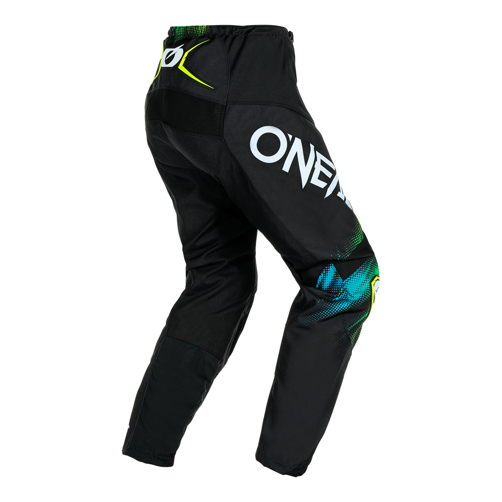 Мотокрос брич O'NEAL ELEMENT VOLTAGE BLACK/GREEN — снимка 2