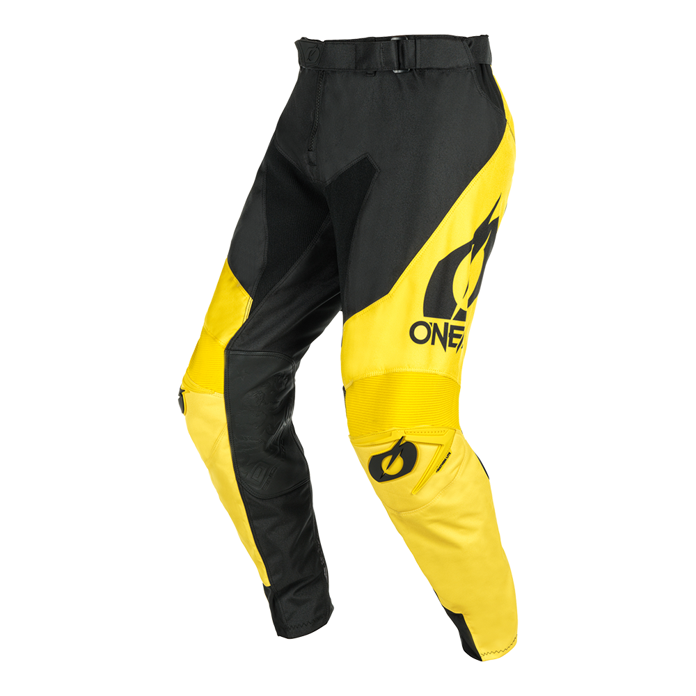 Мотокрос брич O'NEAL MAYHEM HEXX BLACK/YELLOW V.24