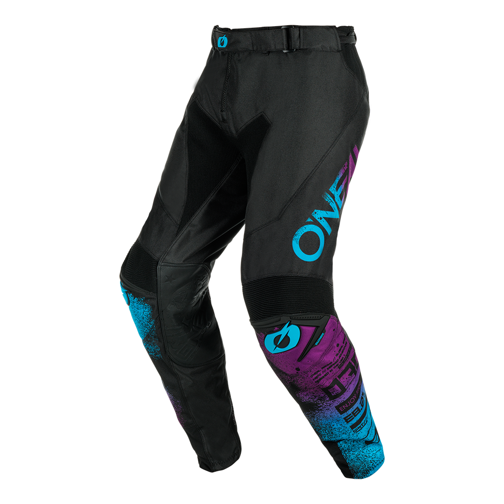 Мотокрос брич O'NEAL MAYHEM SCARZ BLACK/BLUE V.24