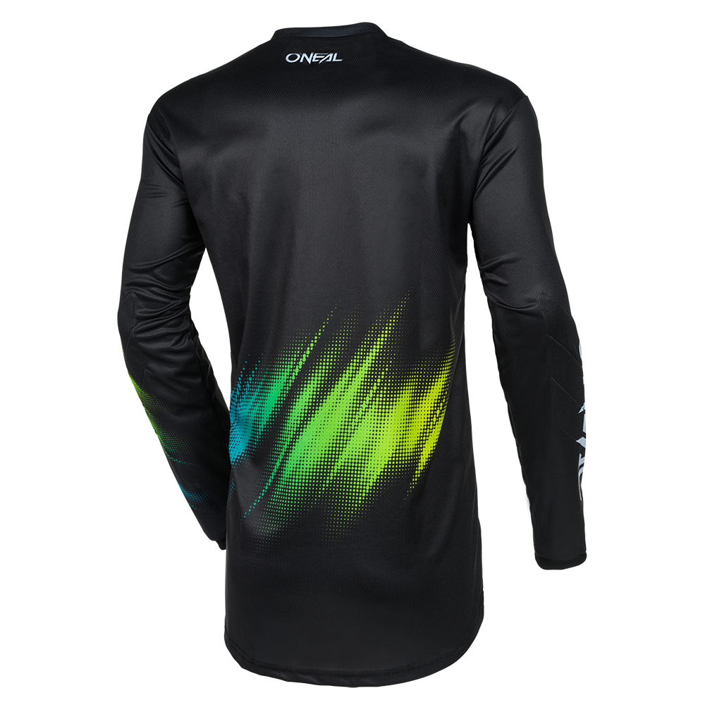 Мотокрос блуза O`NEAL ELEMENT VOLTAGE BLACK/GREEN — снимка 2