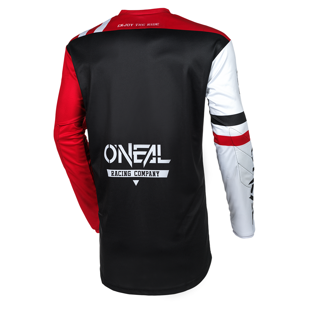 Мотокрос блуза O`NEAL ELEMENT WARHAWK BLACK/WHITE/RED — снимка 2