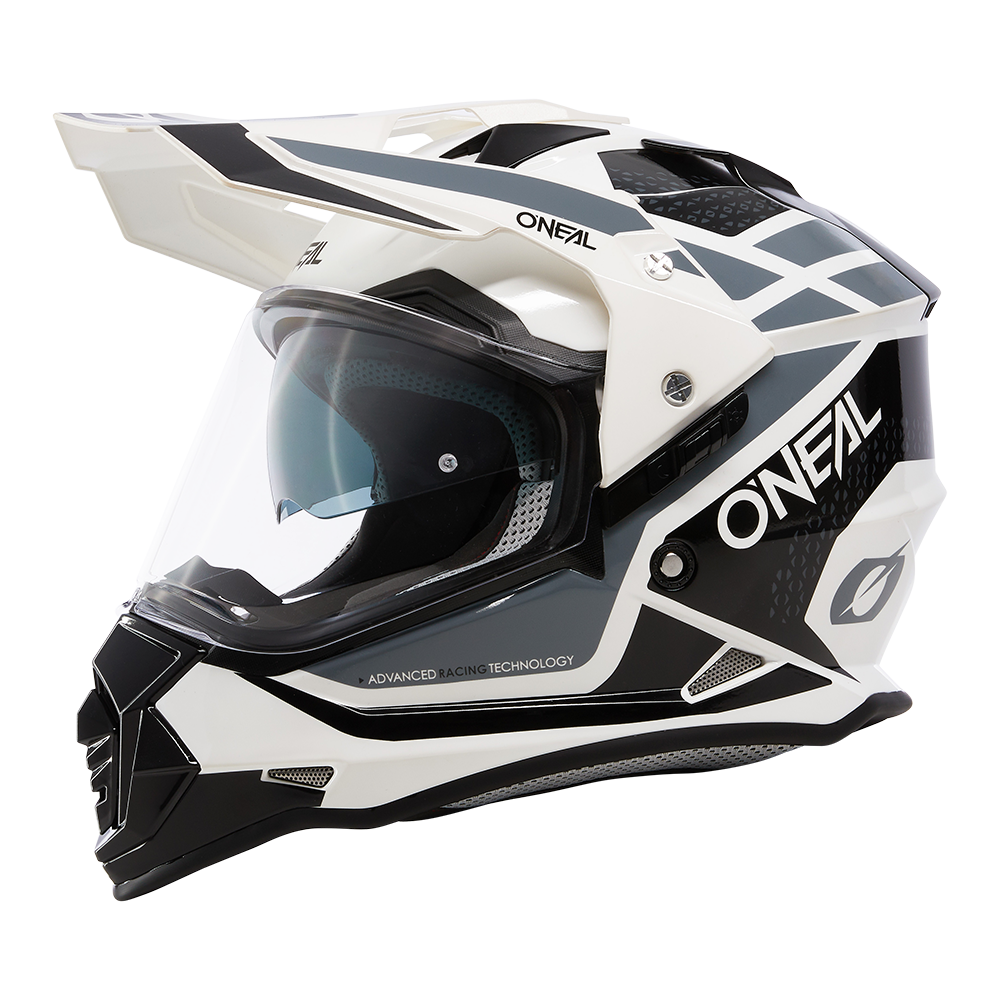 Ендуро каска O'NEAL SIERRA II R WHITE/BLACK/GRAY V.24 1