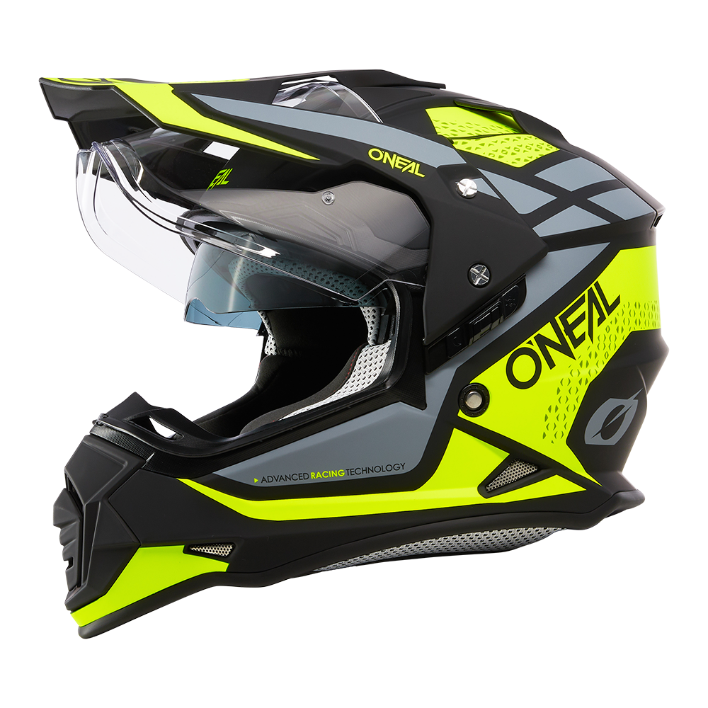 Ендуро каска O'NEAL SIERRA II R NEON YELLOW/BLACK/GRAY V.24 — снимка 2