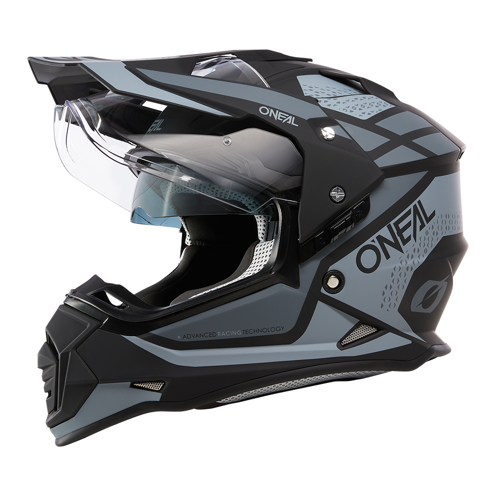 Ендуро каска O'NEAL SIERRA II R BLACK/GRAY V.24 — снимка 2