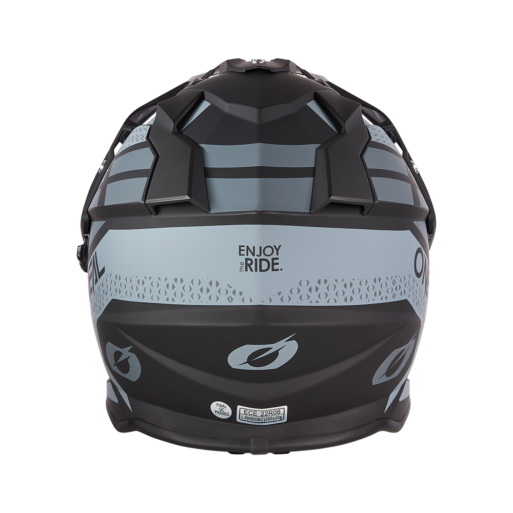 Ендуро каска O'NEAL SIERRA II R BLACK/GRAY V.24 — снимка 3