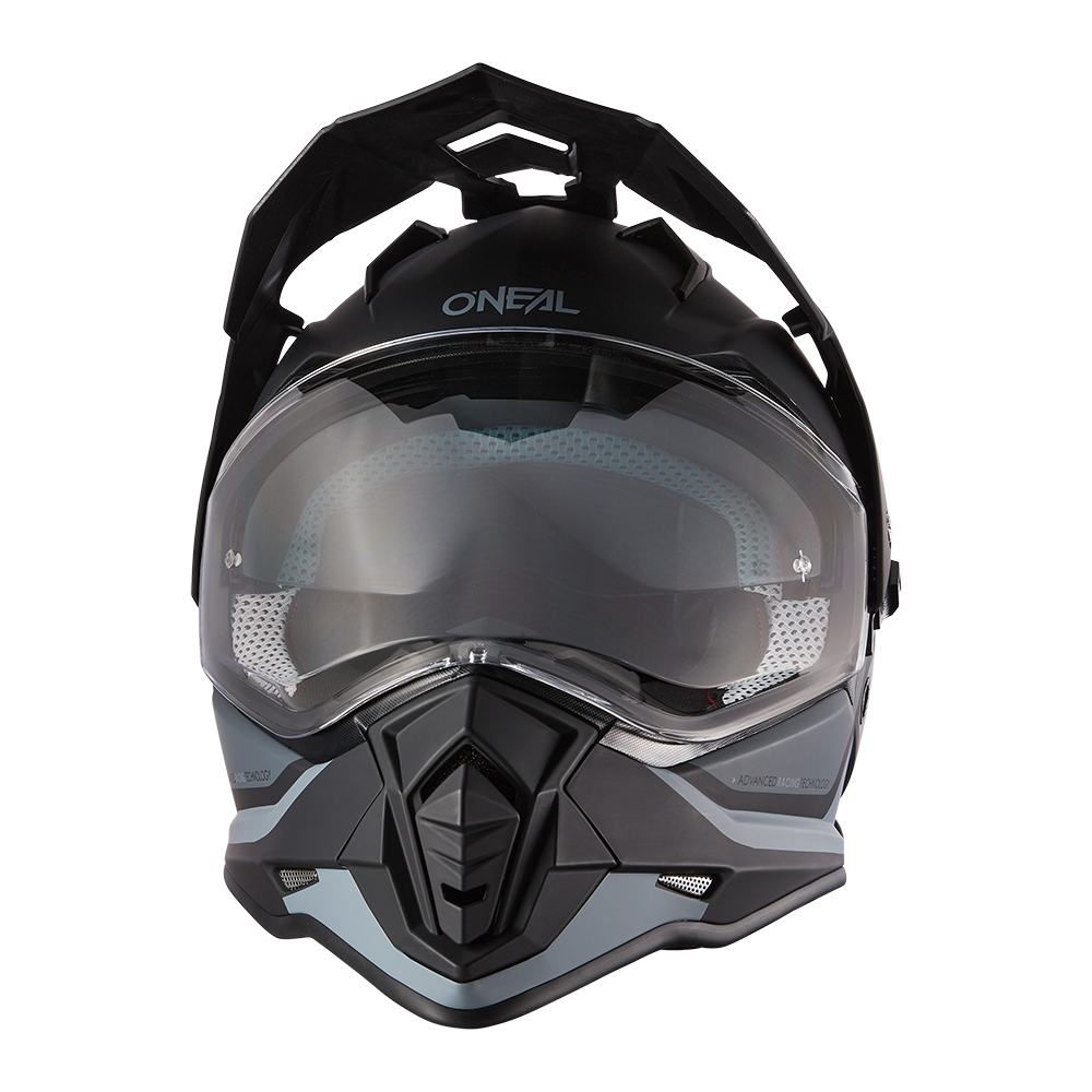 Ендуро каска O'NEAL SIERRA II R BLACK/GRAY V.24 — снимка 4